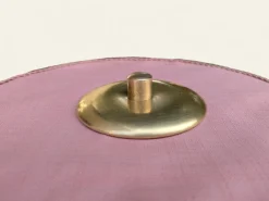 Discount Pamono Vintage Table Lamp with Pink Fringe Shade, 1960s