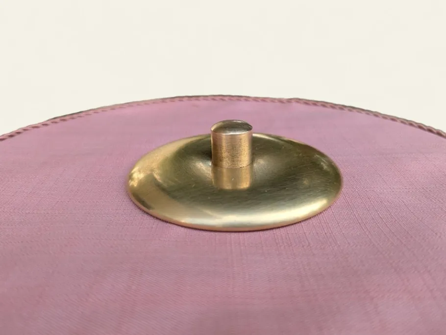 Discount Pamono Vintage Table Lamp with Pink Fringe Shade, 1960s