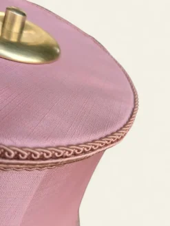 Discount Pamono Vintage Table Lamp with Pink Fringe Shade, 1960s