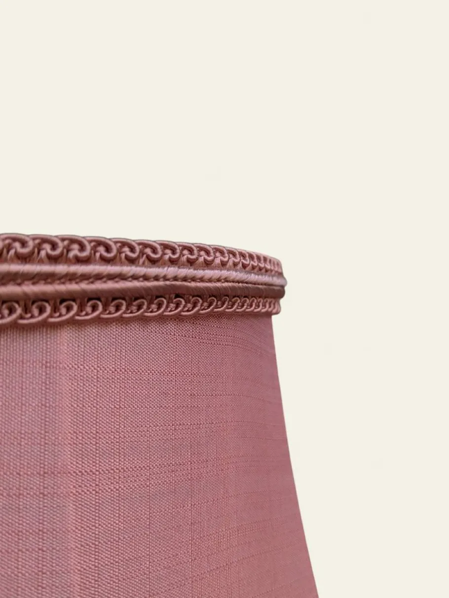 Discount Pamono Vintage Table Lamp with Pink Fringe Shade, 1960s