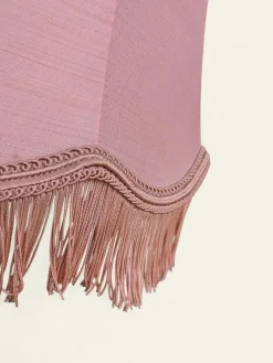 Discount Pamono Vintage Table Lamp with Pink Fringe Shade, 1960s