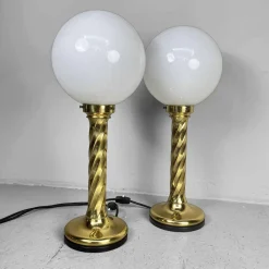 Outlet Pamono Vintage Table Lamps attributed to Rogo Leuchten, 1970s, Set of 2