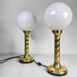 Outlet Pamono Vintage Table Lamps attributed to Rogo Leuchten, 1970s, Set of 2