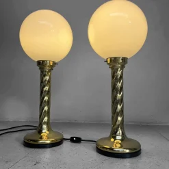 Outlet Pamono Vintage Table Lamps attributed to Rogo Leuchten, 1970s, Set of 2