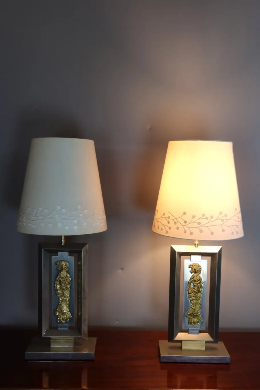 Pamono Vintage Table Lamps from Maison Baguès, 1970s, Set of 2