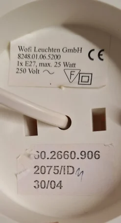 Sale Pamono Vintage Table Lamps Mood Lights in the Shape of Yellow-Orange Glass Ball by Wofi-Leuchten, Set of 2