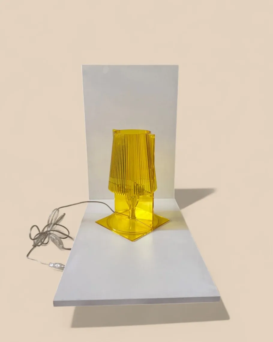 Discount Pamono Vintage Take Yellow Table Lamp from Kartell, 2000s