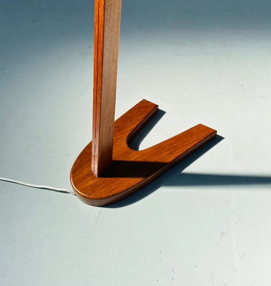 Hot Pamono Vintage Teak Dornstab Floor Lamp by J.T. Kalmar & A. Pöll , Austria, 1947