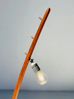 Hot Pamono Vintage Teak Dornstab Floor Lamp by J.T. Kalmar & A. Pöll , Austria, 1947