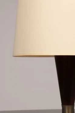 Outlet Pamono Vintage Teak Floor Lamp with Fabric Shade from Parker Knoll, 1960s