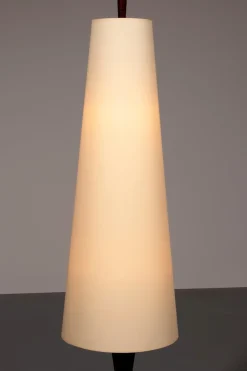 Outlet Pamono Vintage Teak Floor Lamp with Fabric Shade from Parker Knoll, 1960s