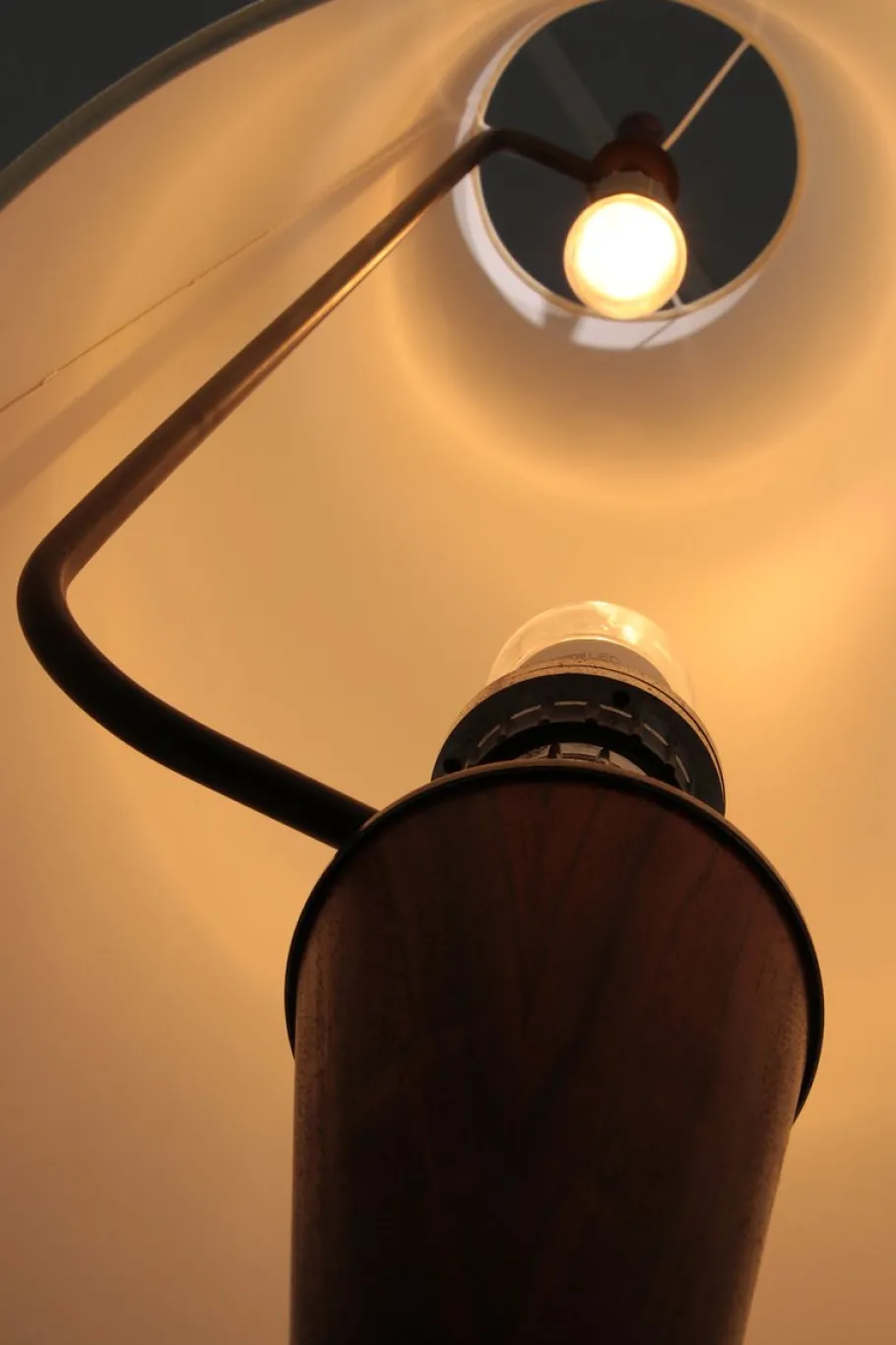 Outlet Pamono Vintage Teak Floor Lamp with Fabric Shade from Parker Knoll, 1960s