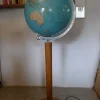 New Pamono Vintage Teak Globe from Columbus Oestergaard