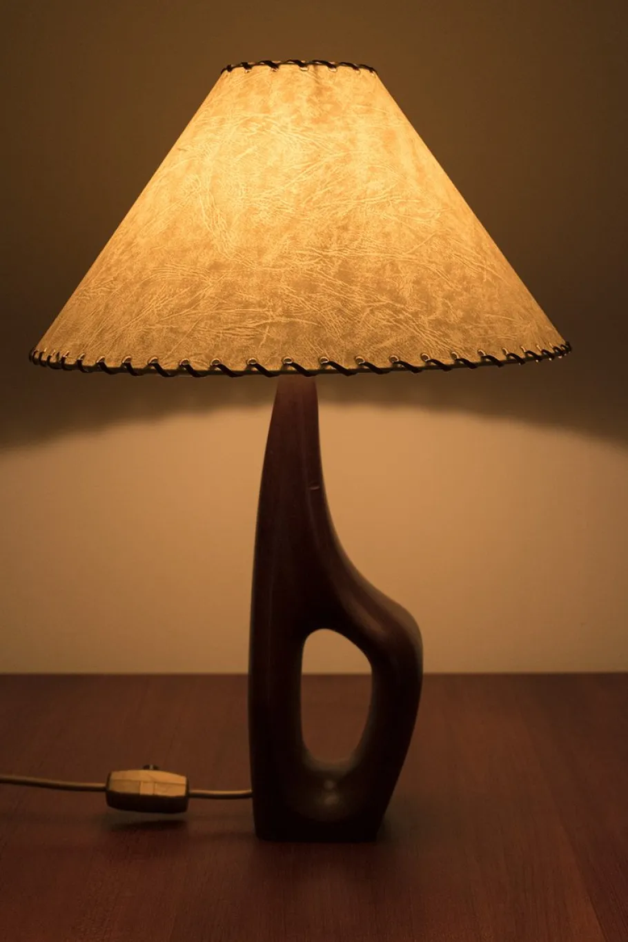 Outlet Pamono Vintage Teak Table Lamp