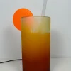 Sale Pamono Vintage Tequila Sunrise Lamp in Glass, 1990s
