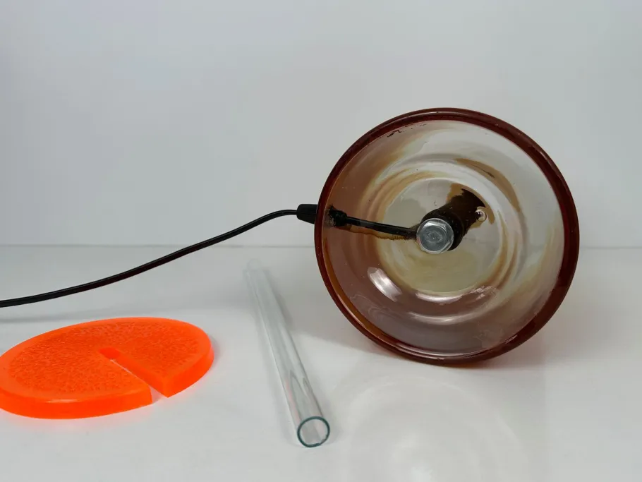 Sale Pamono Vintage Tequila Sunrise Lamp in Glass, 1990s
