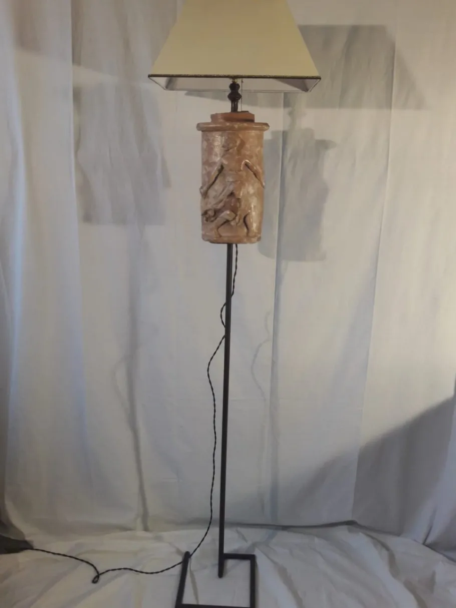 Best Pamono Vintage Terracotta Floor Lamp