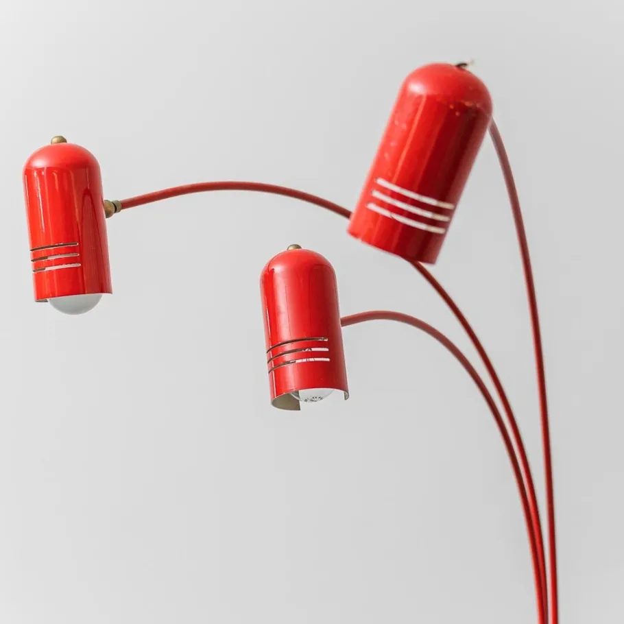 Pamono Vintage Three-Light Floor Lamp, 1970s