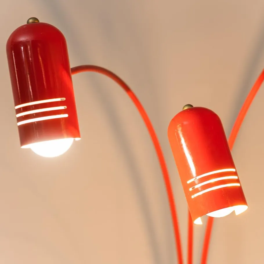 Pamono Vintage Three-Light Floor Lamp, 1970s