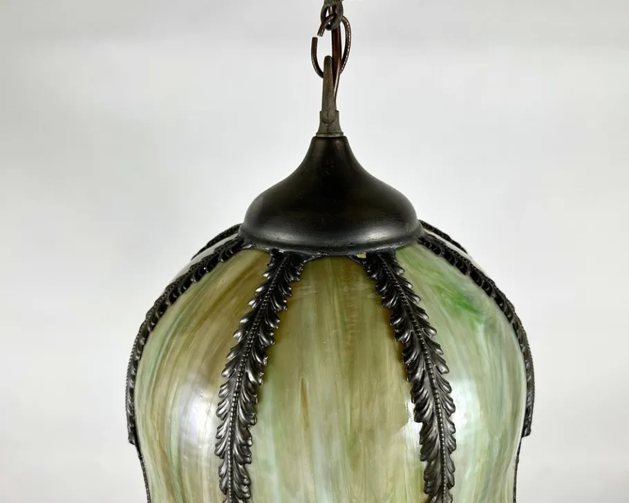 Hot Pamono Vintage Tiffany Style Ceiling Lamp, 1930s