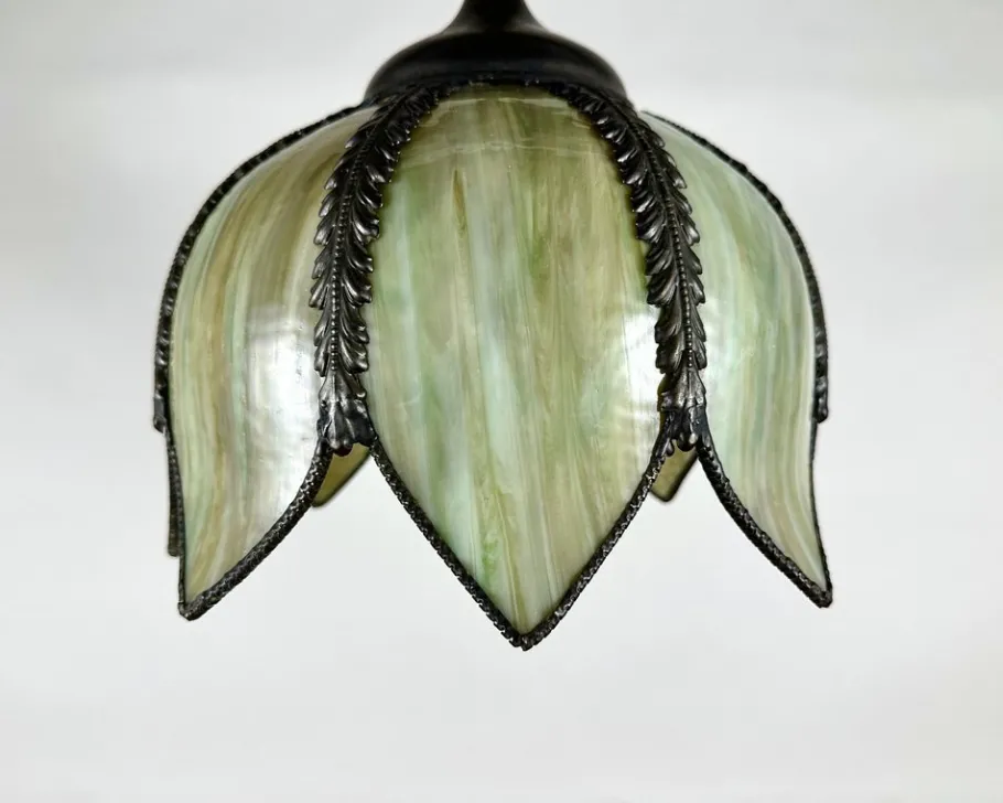 Hot Pamono Vintage Tiffany Style Ceiling Lamp, 1930s