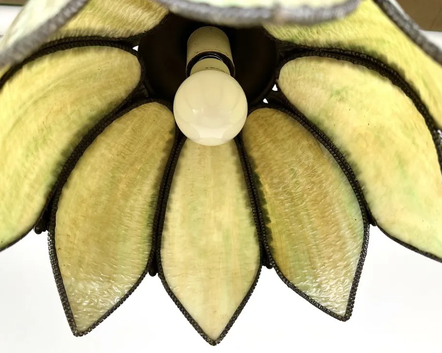 Hot Pamono Vintage Tiffany Style Ceiling Lamp, 1930s