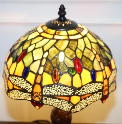 Discount Pamono Vintage Tiffany Style Dragonfly Table Lamp