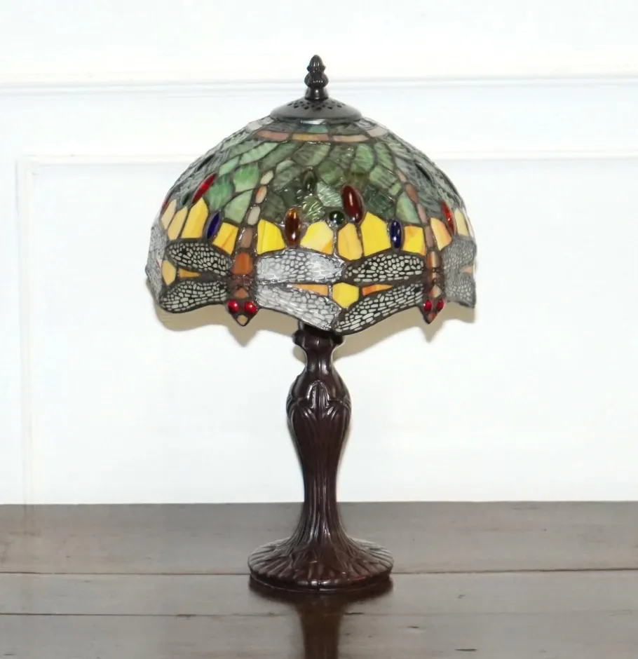 Discount Pamono Vintage Tiffany Style Dragonfly Table Lamp