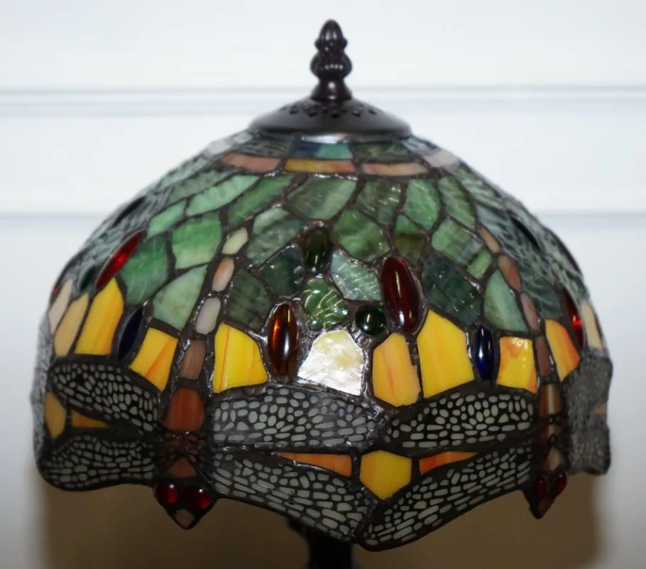 Discount Pamono Vintage Tiffany Style Dragonfly Table Lamp