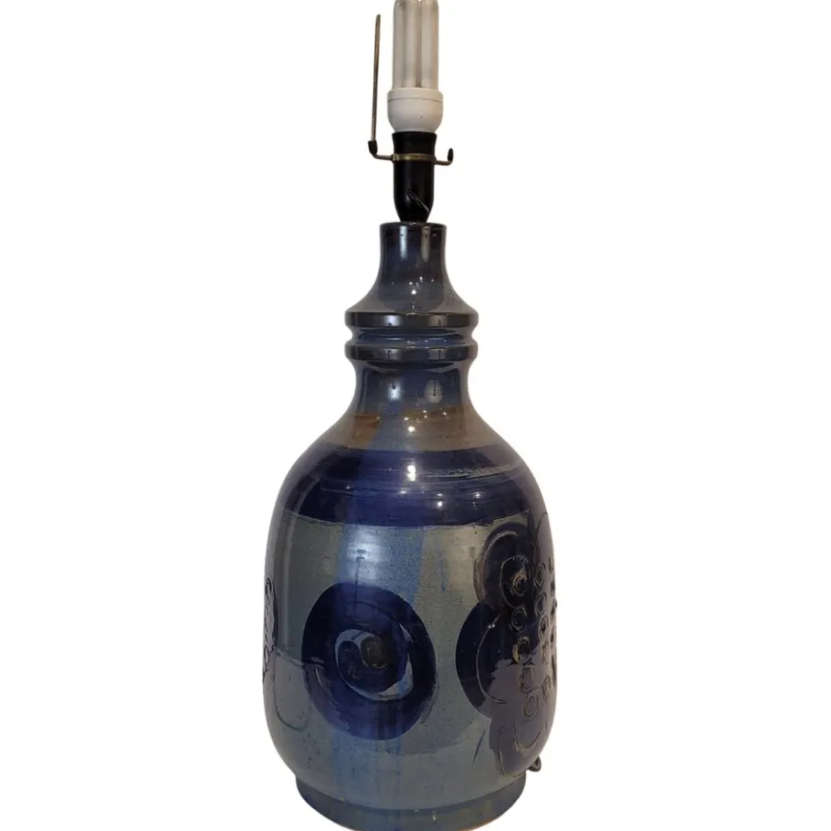 New Pamono Vintage Tinted Ceramics Table Lamp by Hanne Stentj, 1960s