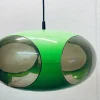 Best Pamono Vintage UFO Ceilings Lamp in Green from Massive Belgium, 1970s