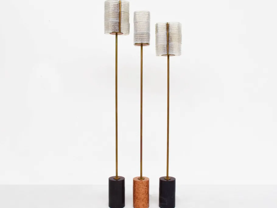 Outlet Pamono Vintage Upcycling Floor Lamps, 2010, Set of 3