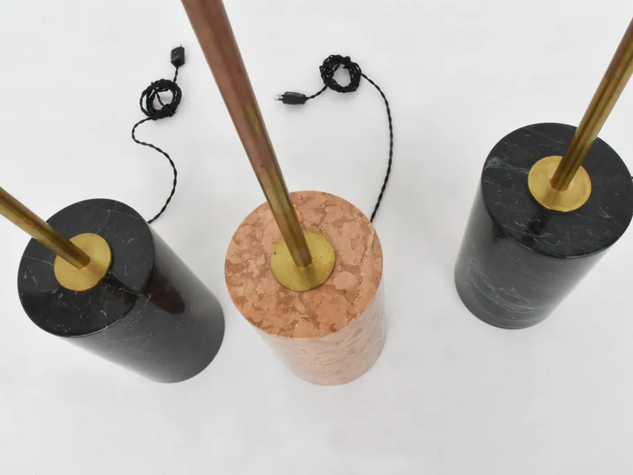 Outlet Pamono Vintage Upcycling Floor Lamps, 2010, Set of 3