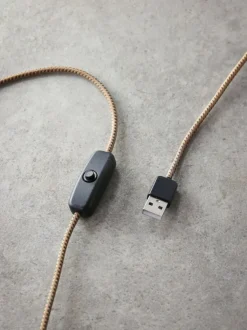 Discount Pamono Vintage Uranium Glass Syphon Table Lamp from Welker, 1938