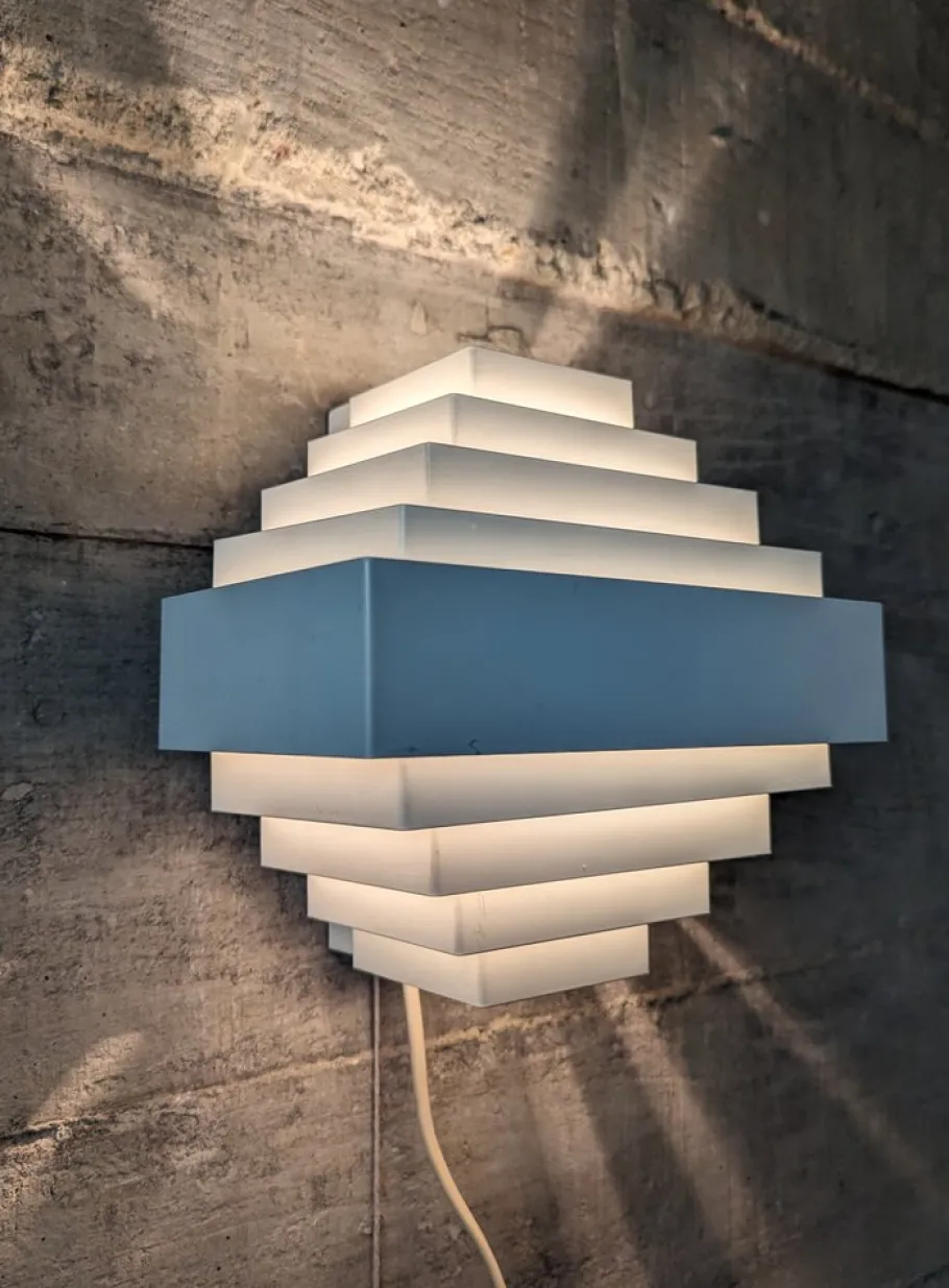 Pamono Vintage Wall Lamp attributed to Jules Wabbes, 1960s