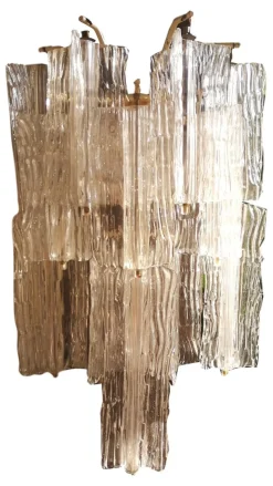 Best Pamono Vintage Wall Lamp by Toni Zuccheri for Venini, 1950s