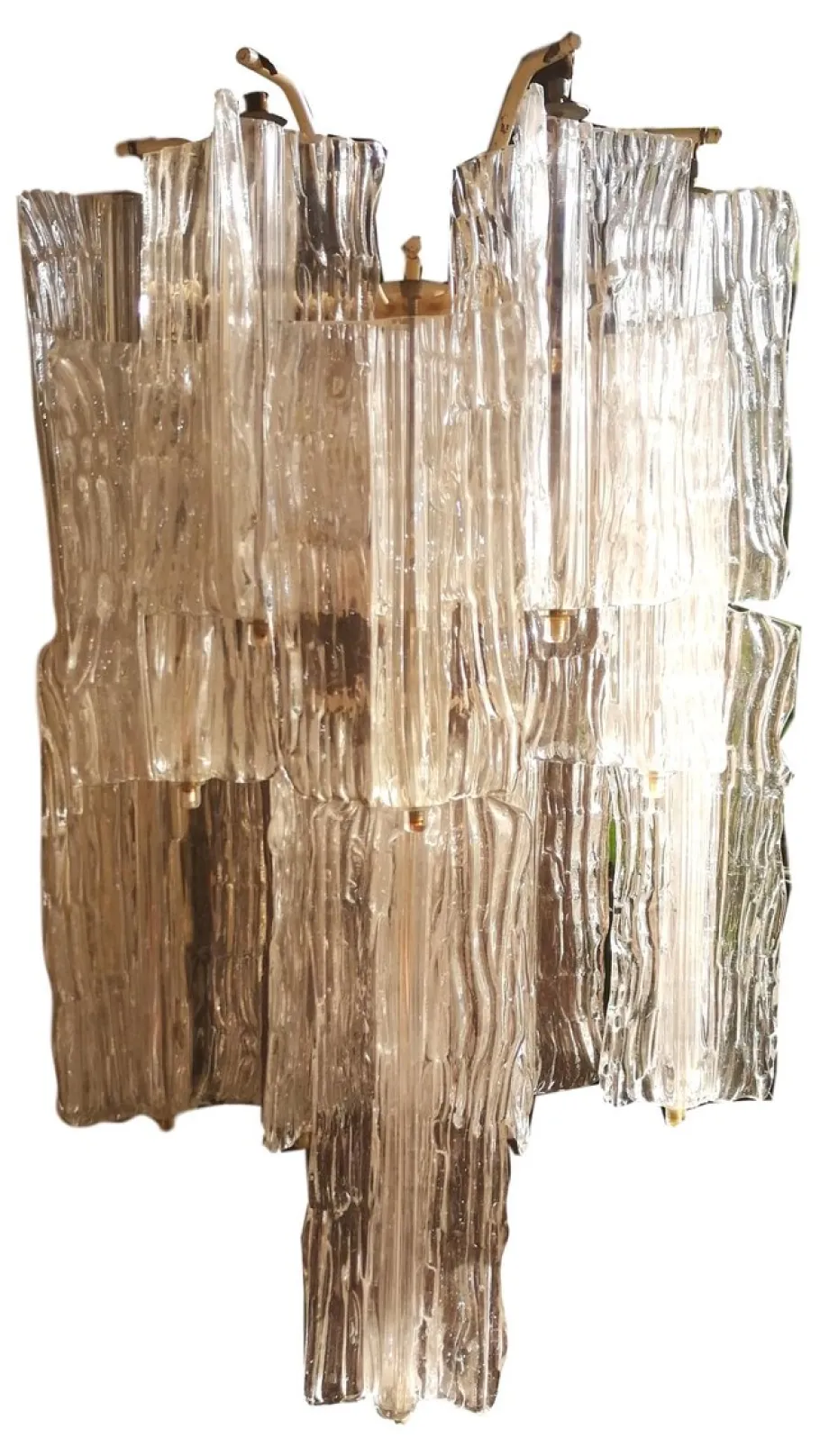 Best Pamono Vintage Wall Lamp by Toni Zuccheri for Venini, 1950s