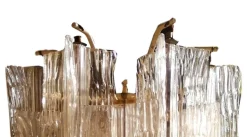 Best Pamono Vintage Wall Lamp by Toni Zuccheri for Venini, 1950s