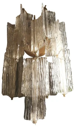 Best Pamono Vintage Wall Lamp by Toni Zuccheri for Venini, 1950s