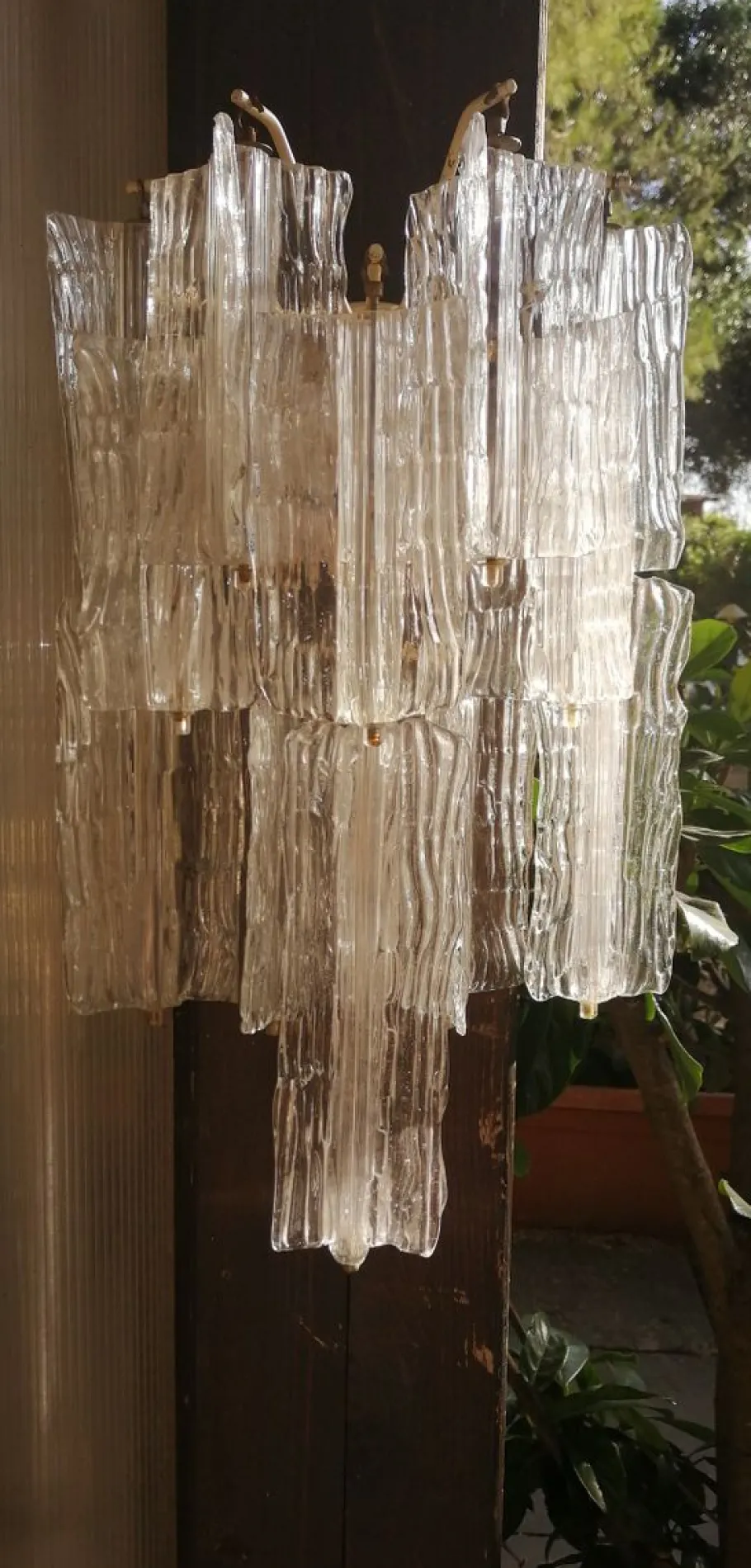 Best Pamono Vintage Wall Lamp by Toni Zuccheri for Venini, 1950s