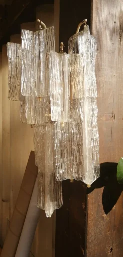 Best Pamono Vintage Wall Lamp by Toni Zuccheri for Venini, 1950s