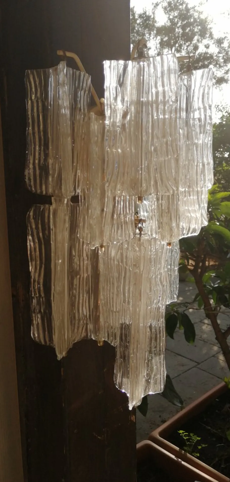 Best Pamono Vintage Wall Lamp by Toni Zuccheri for Venini, 1950s