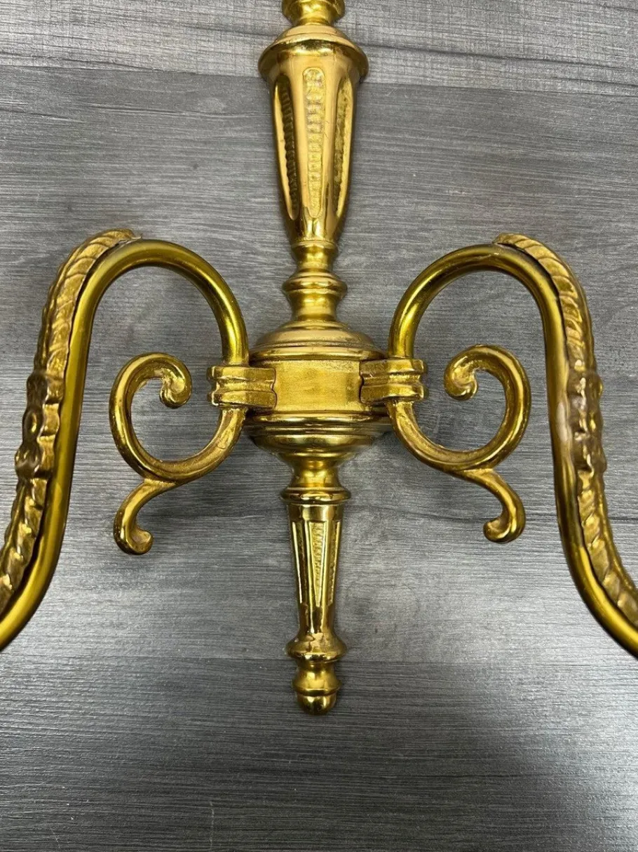 Hot Pamono Vintage Wall Lamp in Brass