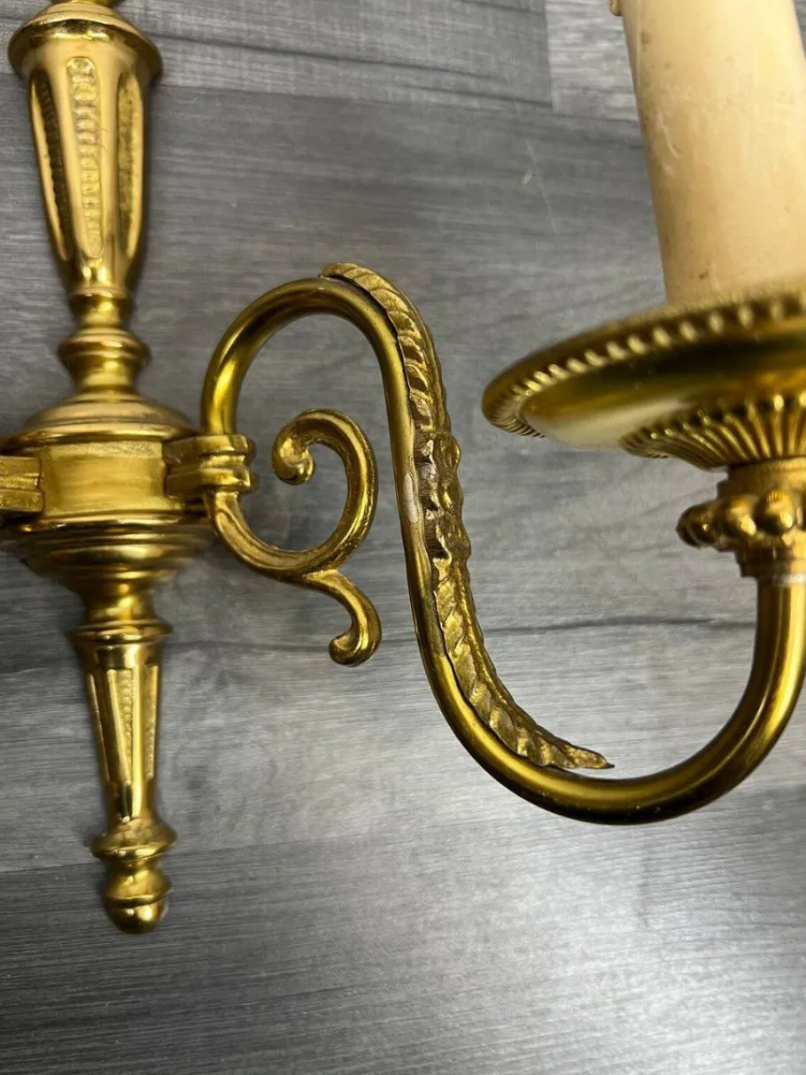 Hot Pamono Vintage Wall Lamp in Brass