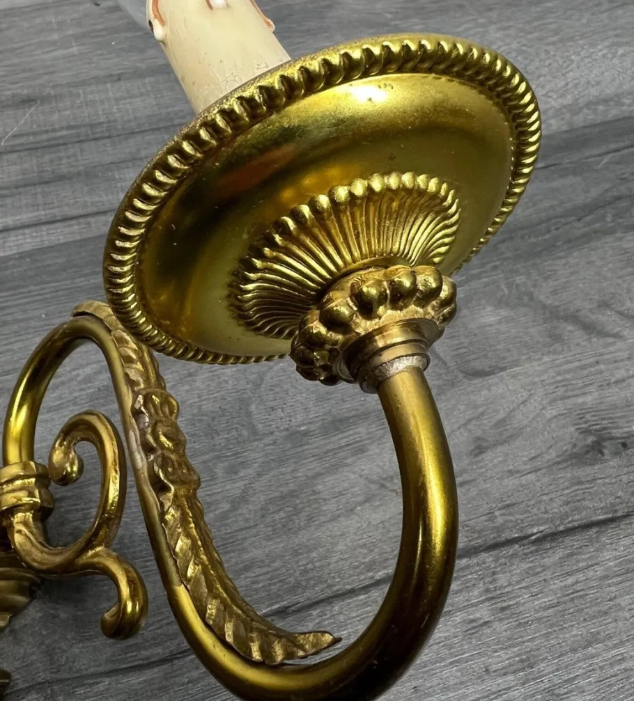 Hot Pamono Vintage Wall Lamp in Brass