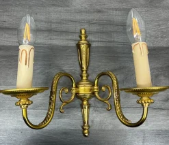 Hot Pamono Vintage Wall Lamp in Brass