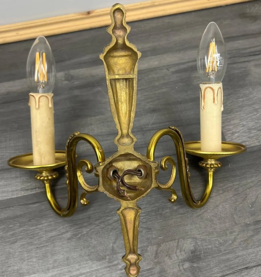 Hot Pamono Vintage Wall Lamp in Brass