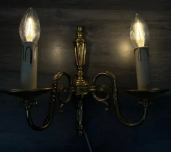 Hot Pamono Vintage Wall Lamp in Brass