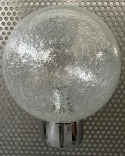 Best Pamono Vintage Wall Lamp in Chrome and Glass