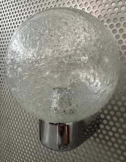 Best Pamono Vintage Wall Lamp in Chrome and Glass